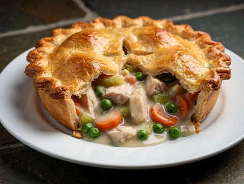 Klassisk chicken pot pie Klassisk chicken pot pie