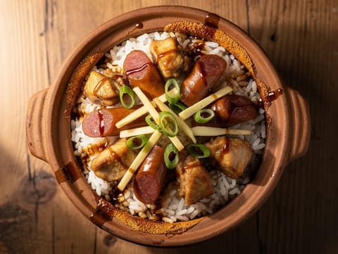Riso in clay pot (casseruola di riso stile Hong Kong)