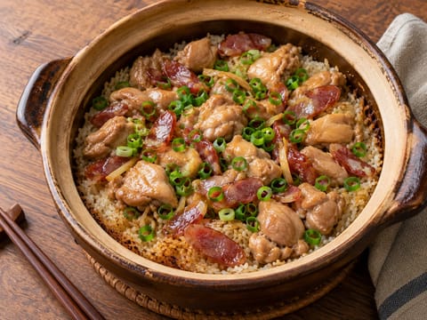 Clay Pot Rice (risgryta i Hongkong-stil) Clay Pot Rice (risgryta i Hongkong-stil)
