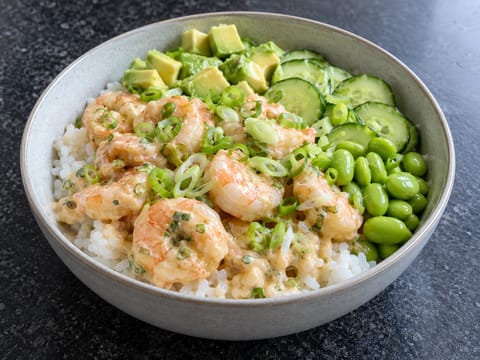 Coconut Shrimp Poke Bowl Coconut Shrimp Poke Bowl