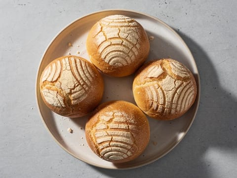 Conchas (mexicanske søde brødruller)
