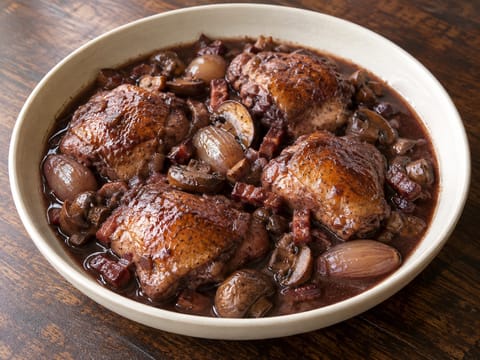 Coq au Vin Rouge (kurczak duszony w czerwonym winie) Coq au Vin Rouge (kurczak duszony w czerwonym winie)