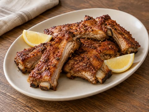 Costillas de Cerdo al Horno con Pimentón (entrecosto de porco assado) Costillas de Cerdo al Horno con Pimentón (entrecosto de porco assado)