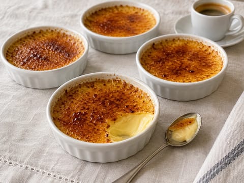Crema Catalana all’Italiana (crème brûlée naranccsal)
