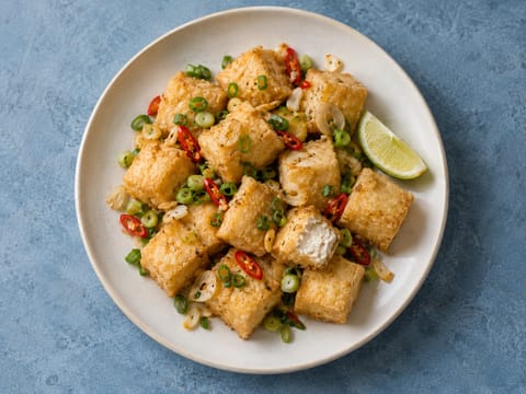 Tuz ve Karabiberli Çıtır Tofu