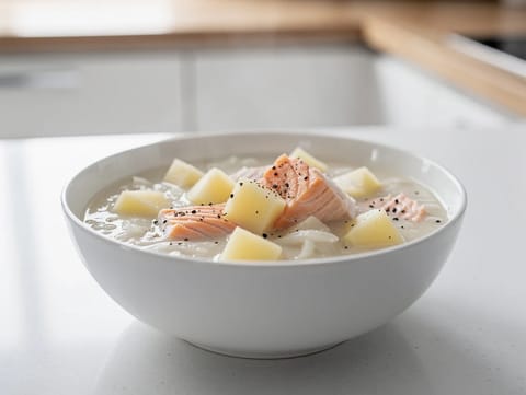Cullen Skink (Schotse soep met gerookte schelvis)