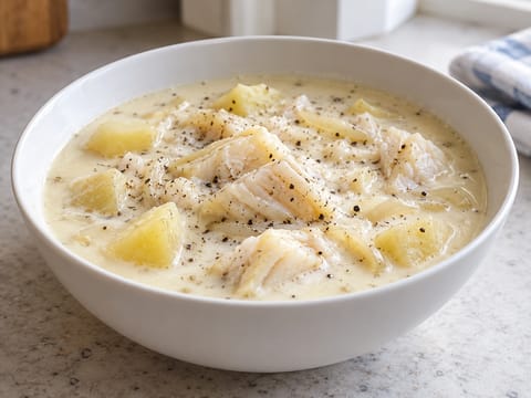 Cullen Skink (Skotsk suppe med røkt hyse) Cullen Skink (Skotsk suppe med røkt hyse)