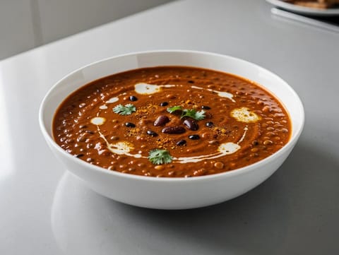 Dal Makhani (mustat linssit) Dal Makhani (mustat linssit)