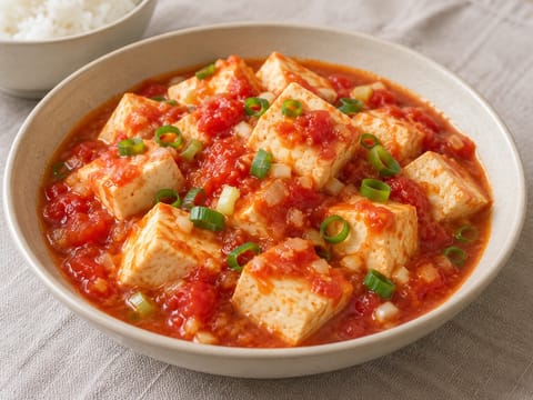 Đậu Hũ Sốt Cà (tofu v rajčatové omáčce) Đậu Hũ Sốt Cà (tofu v rajčatové omáčce)
