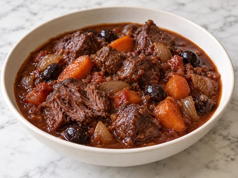 Daube de Boeuf Provençale (provençelainen naudanlihapata punaviinillä ja appelsiinilla) Daube de Boeuf Provençale (provençelainen naudanlihapata punaviinillä ja appelsiinilla)