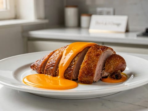 Duck à l’Orange (Portakal soslu fırın ördek)