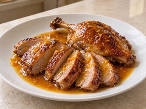 Duck à l’Orange (pieczona kaczka w glazurze pomarańczowej) Duck à l’Orange (pieczona kaczka w glazurze pomarańczowej)