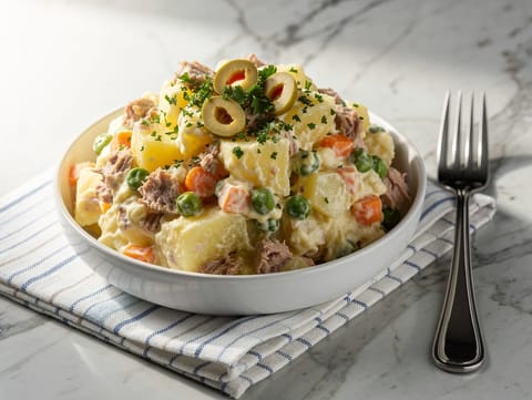 Ensaladilla Rusa (Ton Balıklı İspanyol Patates Salatası)