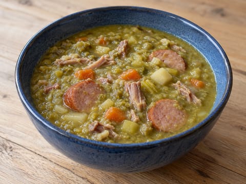 Erwtensoep (zuppa olandese di piselli spezzati)