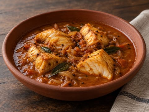 Keralalainen tamarindikala-curry Keralalainen tamarindikala-curry