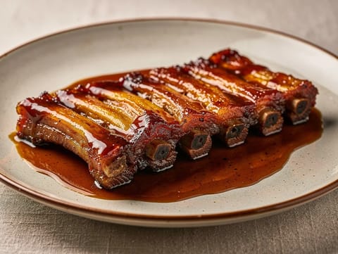 Travers de porc aux cinq-épices (style festif)