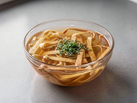 Flädlesuppe (Zwabische pannenkoeksoep)