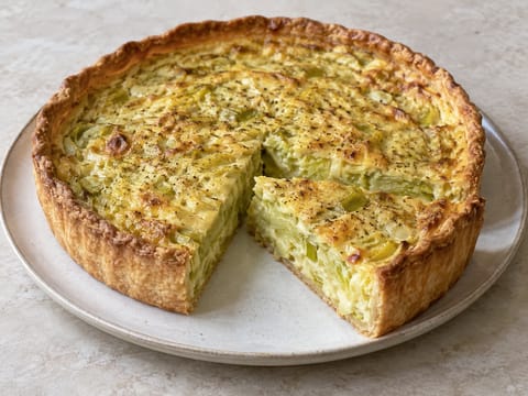Flamiche (purre- og fløtepai fra Picardie) Flamiche (purre- og fløtepai fra Picardie)