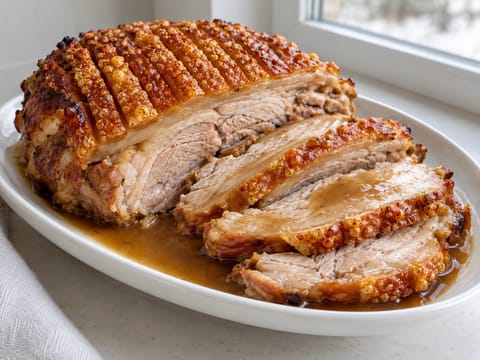 Fläskstek (Schweinebraten mit Kruste) Fläskstek (Schweinebraten mit Kruste)