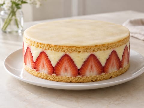 Fraisier (francuskie ciasto truskawkowo-kremowe)