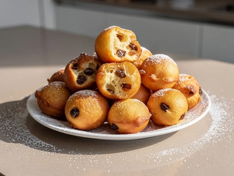 Frittelle di Carnevale (buñuelos venecianos de Carnaval)
