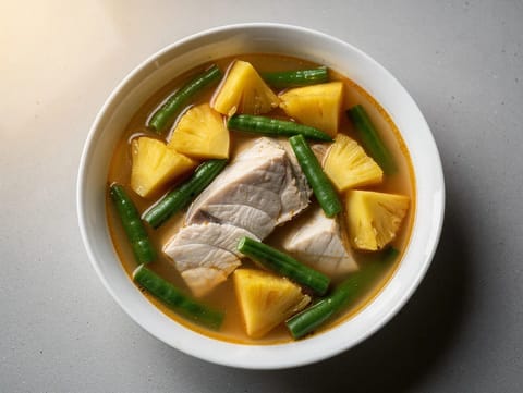 Gaeng Som (thajské kyselé pomerančové kari s rybou) Gaeng Som (thajské kyselé pomerančové kari s rybou)