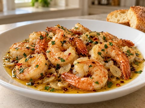 Gambas al Ajillo (camarões espanhóis ao alho) Gambas al Ajillo (camarões espanhóis ao alho)