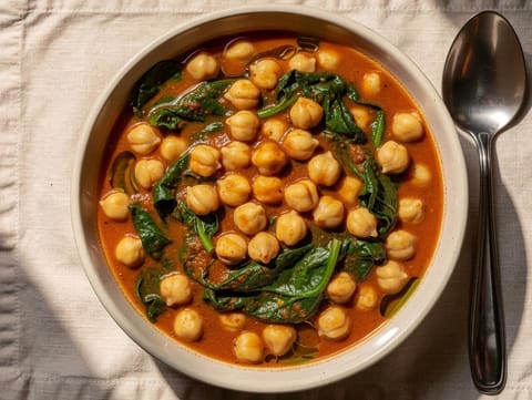 Garbanzos con Espinacas (garbanzos con espinacas españoles)