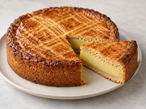 Gâteau Basque (bolo basco com creme pasteleiro)