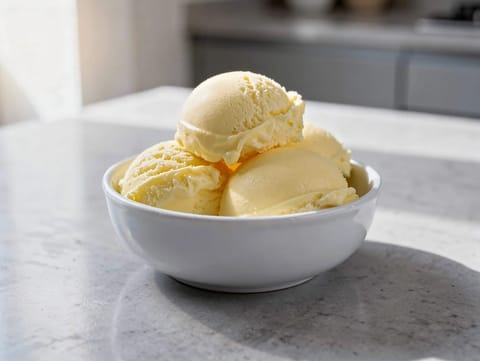 Gelato al Limone (Italian Lemon Gelato)