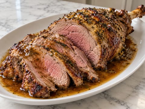 Gigot d’Agneau Pascal (cosciotto d’agnello arrosto francese di Pasqua) Gigot d’Agneau Pascal (cosciotto d’agnello arrosto francese di Pasqua)