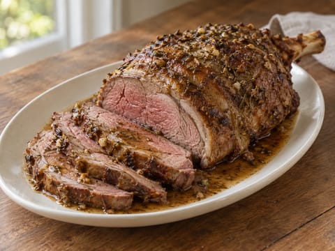 Gigot d’Agneau Rôti (pečená jehněčí kýta) Gigot d’Agneau Rôti (pečená jehněčí kýta)