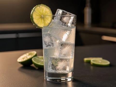 Classic Gin and Tonic with Lime