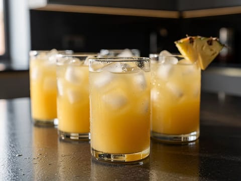 Ginger Pineapple Punch (πικάντικο φρουτένιο παντς)