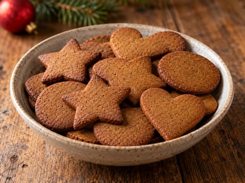 Lebkuchenkekse mit Melassesirup und warmen Gewürzen Lebkuchenkekse mit Melassesirup und warmen Gewürzen