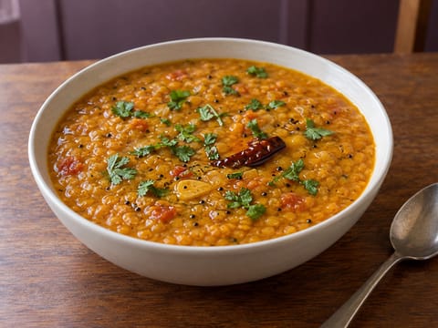 Masoor Dal Tadka (κάρι με κόκκινες φακές)