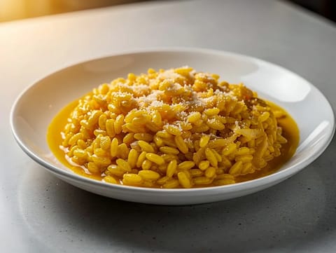 Risotto alla Milanese fără gluten (risotto cu șofran)