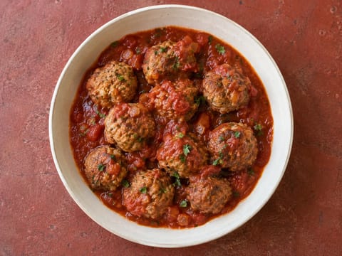 Chifteluțe de curcan fără gluten în sos marinara