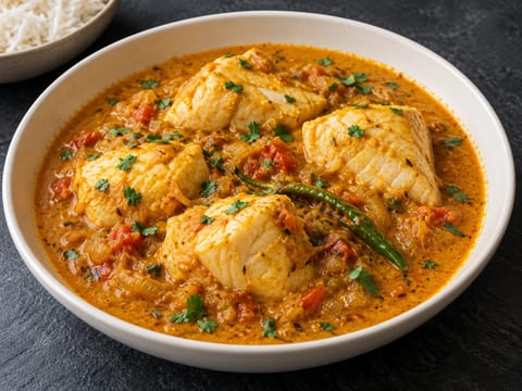 Goan Fish Curry με καρύδα και ταμάρινδο Goan Fish Curry με καρύδα και ταμάρινδο