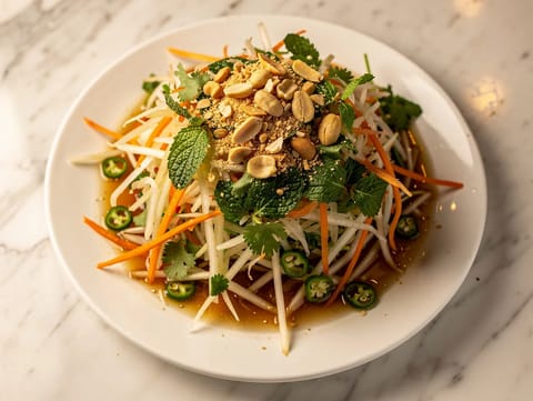 Gỏi Đu Đủ (vietnamesisk sallad på grön papaya) Gỏi Đu Đủ (vietnamesisk sallad på grön papaya)