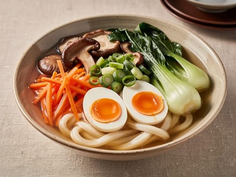 Gomoku Udon (udon met gemengde toppings)