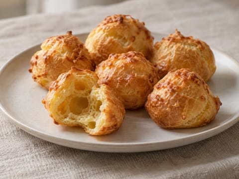 Gougères with Gruyère