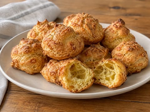 Gougères (French Cheese Puffs) Gougères (French Cheese Puffs)