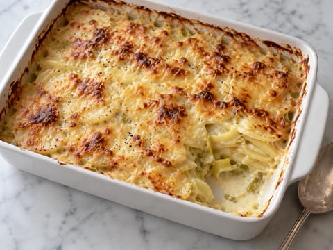 Gratin de Légumes (gratin francés de patata y puerro) Gratin de Légumes (gratin francés de patata y puerro)