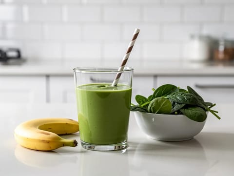 Green Smoothie (Spinach and Banana) Green Smoothie (Spinach and Banana)
