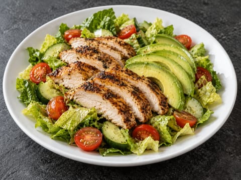 Grillet kylling- og avocadosalat Grillet kylling- og avocadosalat