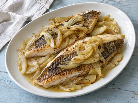Grillet havabbor med fennikel og pastis