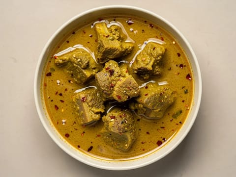 Gulai Kambing (indonesisches würziges Lammcurry)