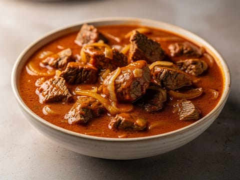 Gulasz Wołowy (polsk nötköttsgulasch) Gulasz Wołowy (polsk nötköttsgulasch)