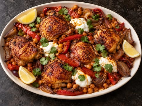 Harissa Roast Chicken Traybake Harissa Roast Chicken Traybake